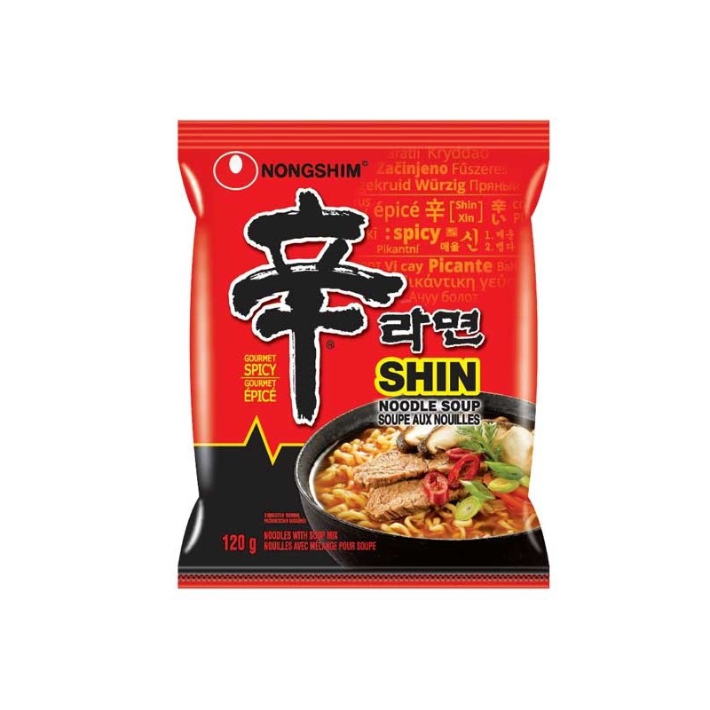نودل کره ای تند 120 گرم Shin Ramyun نودل کره ای تند 120 گرم Shin Ramyun