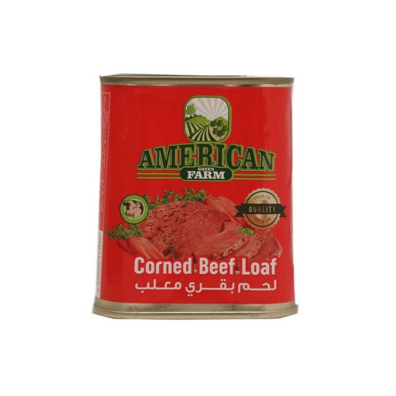 کنسرو گوشت خالص گاو ( کورند بیف ) 340 گرم امریکن فارم