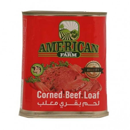 کنسرو گوشت خالص گاو ( کورند بیف ) 340 گرم امریکن فارم