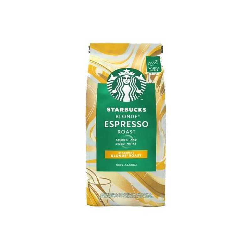دانه قهوه اسپرسو بلوند استارباکس 200 گرمی STARBUCKS Blonde دانه قهوه اسپرسو بلوند استارباکس 200 گرمی STARBUCKS Blonde
