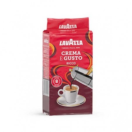 پودر قهوه لاواتزا مدل کرما گوستو ریکو 250 گرم