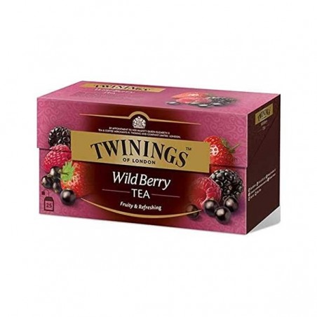چای توئینینگز با طعم توت های وحشی 25 عددی