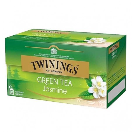 چای سبز توئینینگز با طعم گل یاس 25 عددی