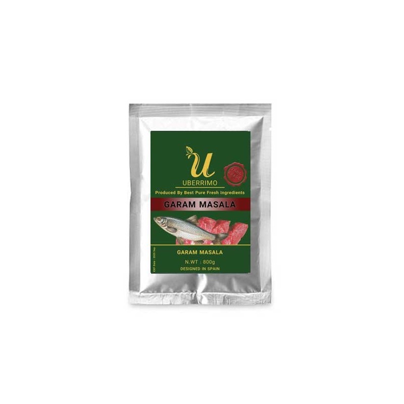 ادویه گرام ماسالا یو 800 گرم uberrimo