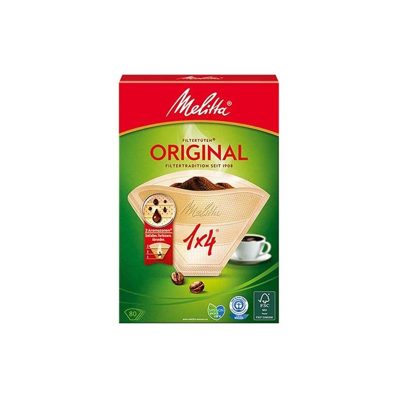 فیلتر قهوه Melitta آلمانی - 40 عدد فیلتر قهوه Melitta آلمانی - 40 عدد
